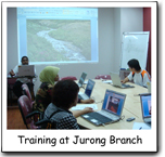 Training at Jurong Branch