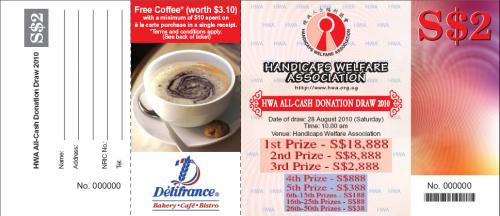 HWA All-Cash Donation Draw 2010